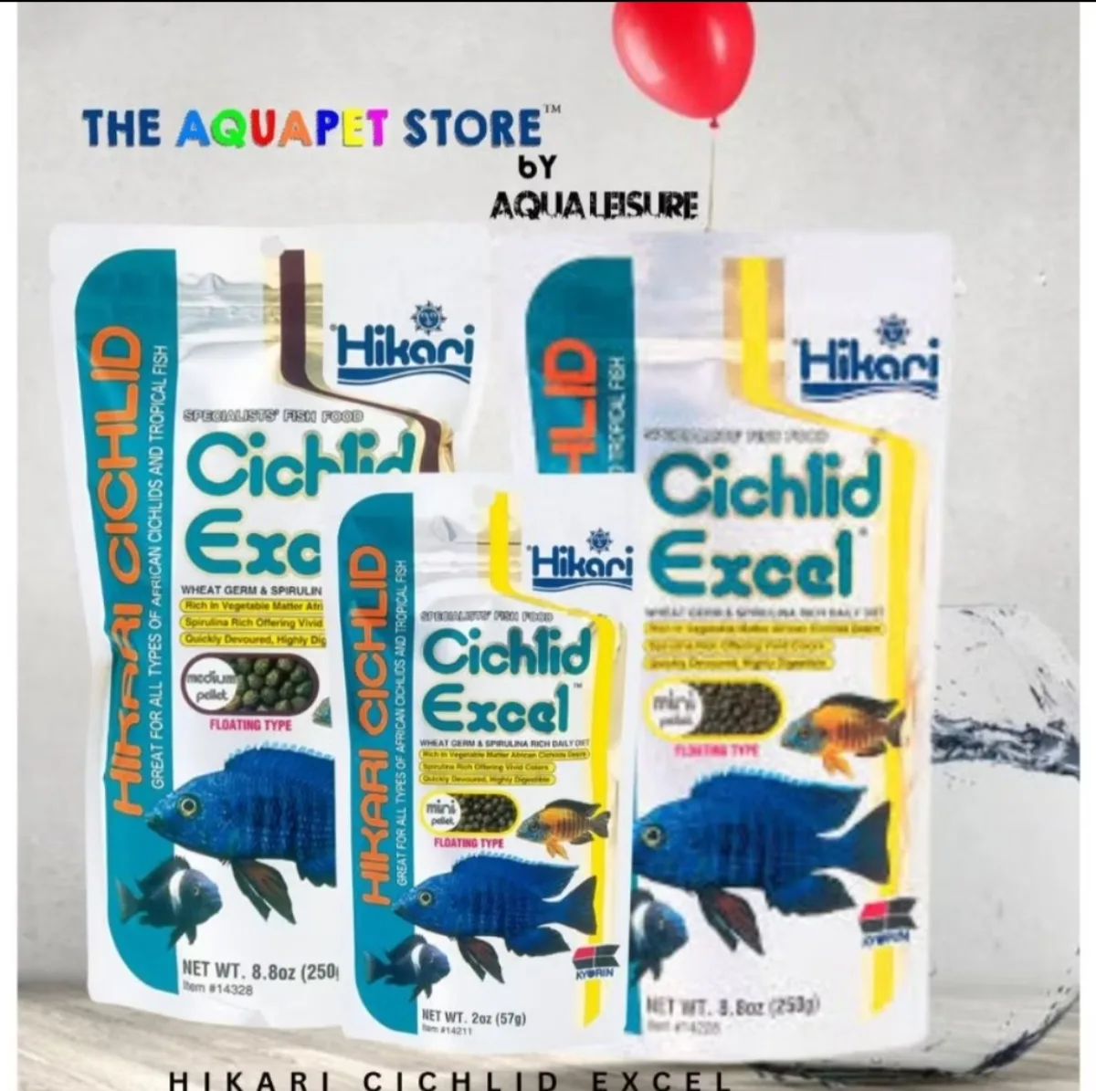 غذای ماهی هیکاری Hikari Cichlid Excel 57g